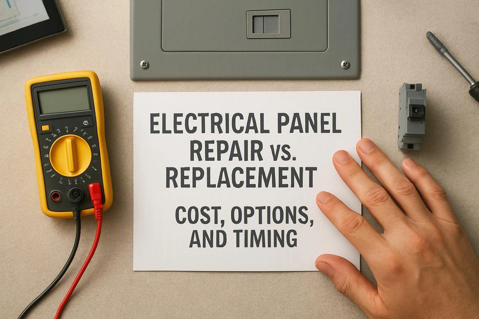 Electrical Panel Repair vs. Replacement: Cost, Options, and Timing